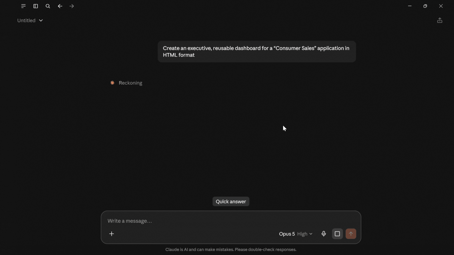 Build dashboards on-demand