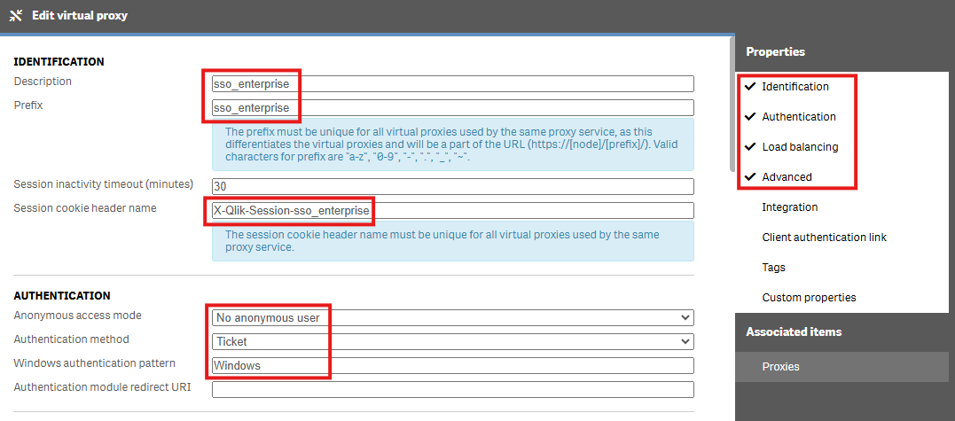 Configure Virtual Proxy