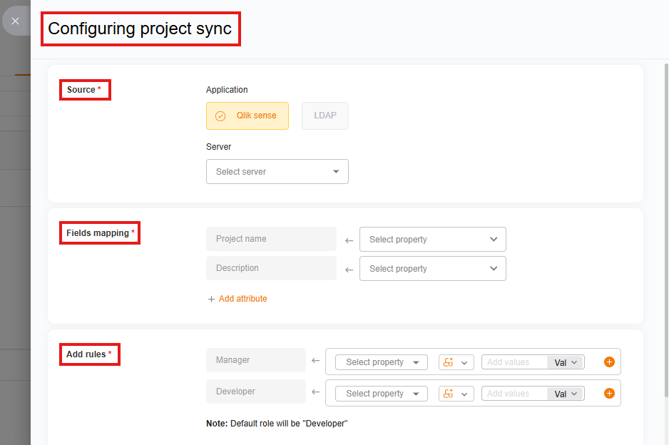 configure